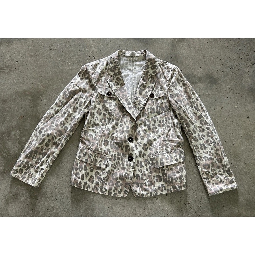 Gerard Darel Paris Leopard Jacket Blazer Jacket  FR Size 42